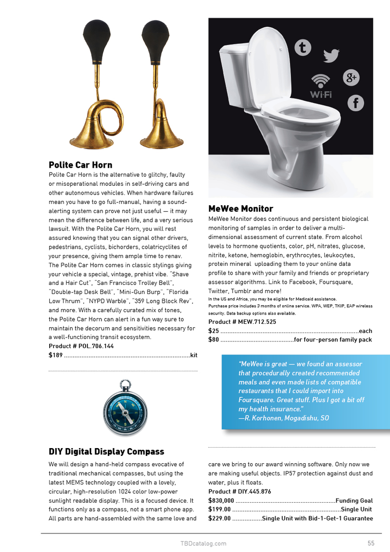 Illustration for article titled Designing a SkyMall Catalog for the Near Future